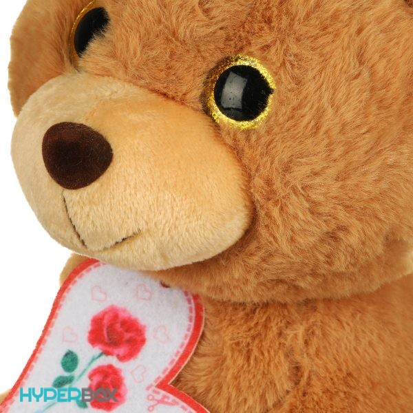 عروسک خرس شکلاتی چشم تیله‌ای