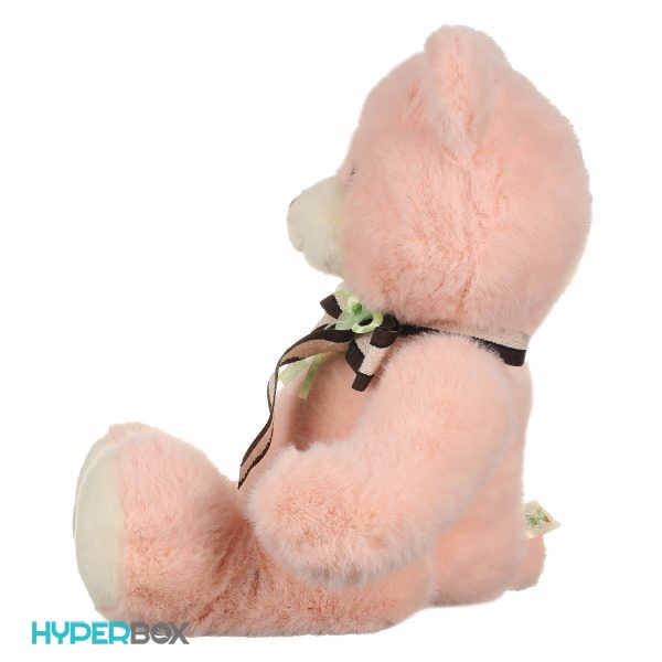 عروسک خرس پاپیون گل‌دار