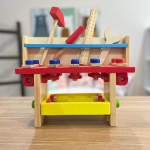اسباب‌بازی میز ابزار چوبی
