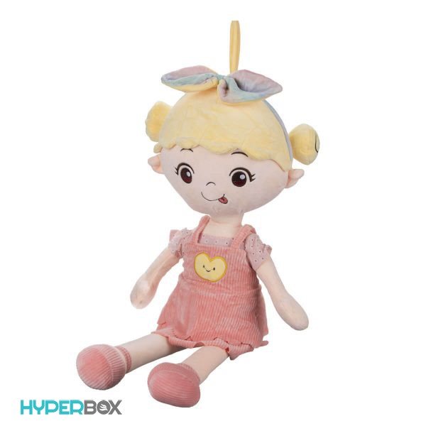 عروسک دخترک پاپیون بر سر بزرگ