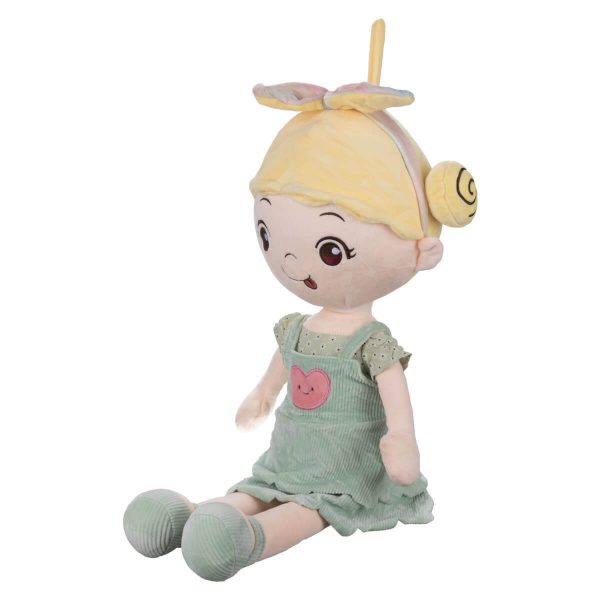 عروسک دخترک پاپیون بر سر بزرگ