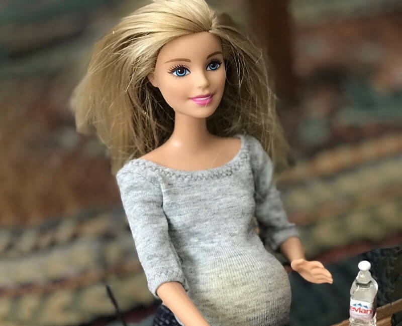 عروسک باربی حامله